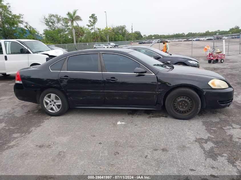 2011 Chevrolet Impala Ls VIN: 2G1WF5EKXB1256744 Lot: 39841997