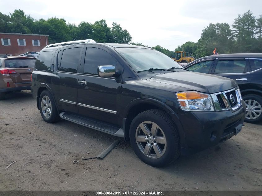 2012 Nissan Armada Platinum VIN: 5N1AA0NEXCN606592 Lot: 39842019