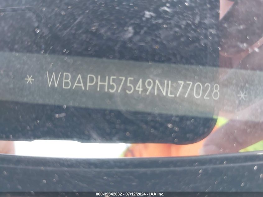 2009 BMW 328I VIN: WBAPH57549NL77028 Lot: 39842032