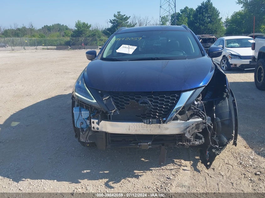 2023 Nissan Murano Sv VIN: 5N1AZ2BJ8PC100850 Lot: 39842059