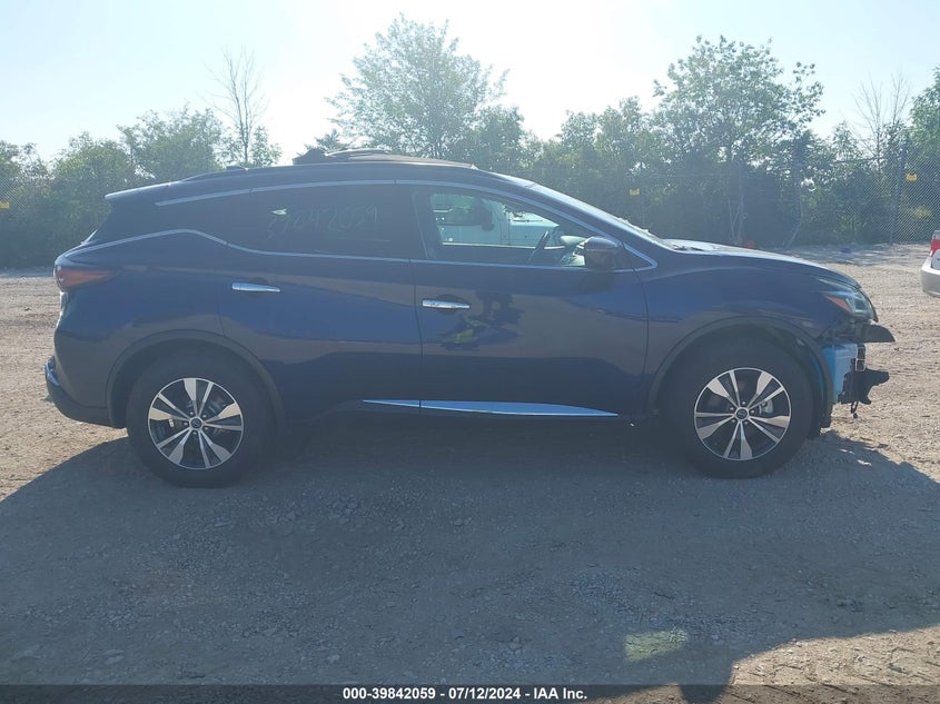 2023 Nissan Murano Sv VIN: 5N1AZ2BJ8PC100850 Lot: 39842059