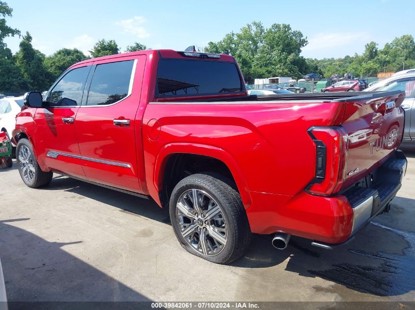 2023 Toyota Tundra Hybrid Capstone VIN: 5TFVC5DB6PX027808 Lot: 39842061