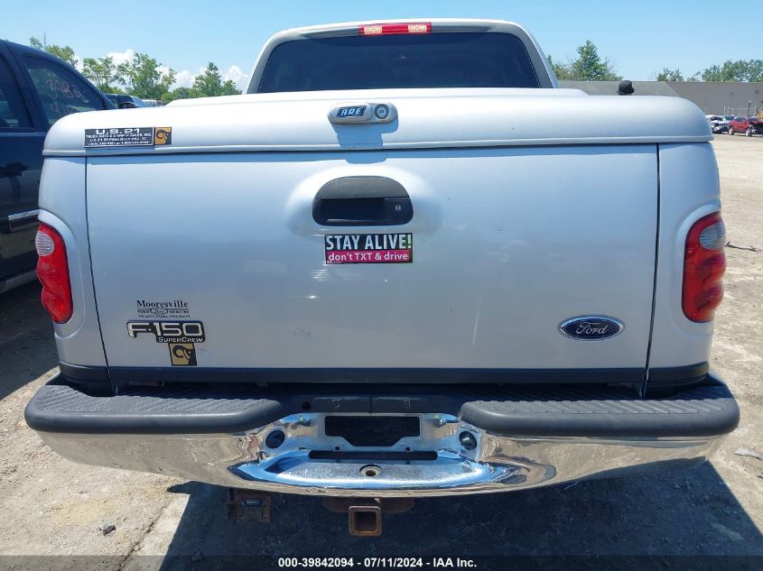 2002 Ford F-150 Lariat/Xlt VIN: 1FTRW07L62KB26604 Lot: 39842094