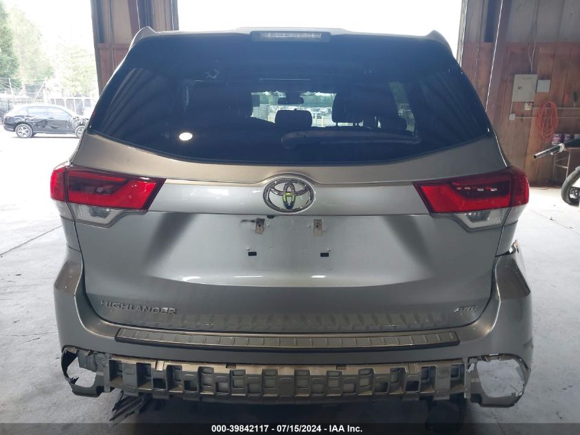 2018 Toyota Highlander Le VIN: 5TDBZRFH5JS912721 Lot: 39842117