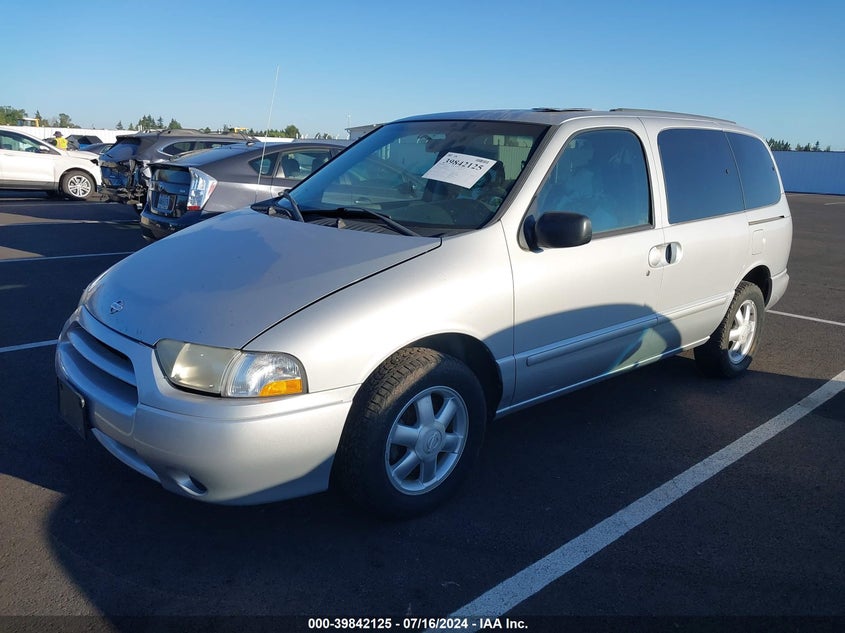 2002 Nissan Quest Gxe VIN: 4N2ZN15T62D808461 Lot: 39842125