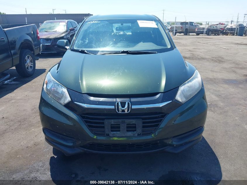 2018 Honda Hr-V Lx VIN: 3CZRU5H33JG703459 Lot: 39842138