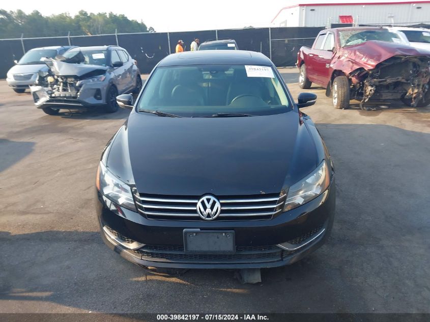 2013 Volkswagen Passat 2.5L Se VIN: 1VWBP7A32DC111821 Lot: 39842197