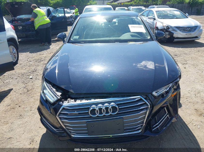 2018 Audi A4 2.0T Premium/2.0T Tech Premium VIN: WAUENAF49JN014472 Lot: 39842208