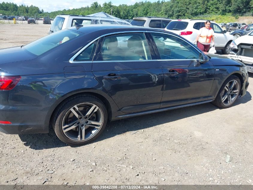 2018 Audi A4 2.0T Premium/2.0T Tech Premium VIN: WAUENAF49JN014472 Lot: 39842208
