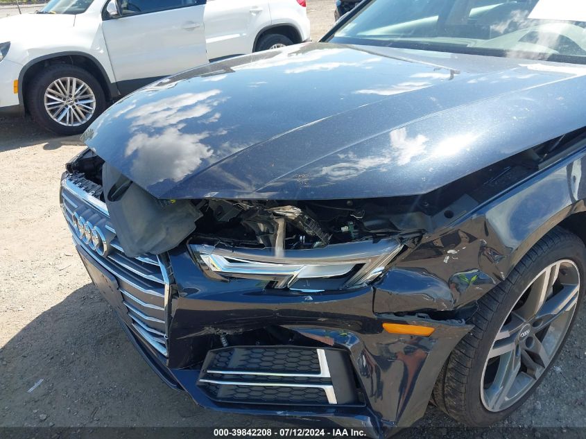 2018 Audi A4 2.0T Premium/2.0T Tech Premium VIN: WAUENAF49JN014472 Lot: 39842208