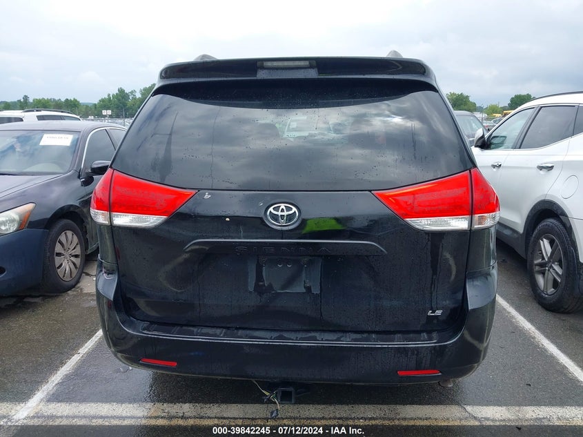 2012 Toyota Sienna Le V6 8 Passenger VIN: 5TDKK3DC9CS240559 Lot: 39842245
