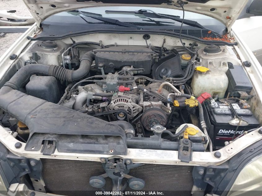 2002 Subaru Outback VIN: 4S3BH665127614282 Lot: 39842282
