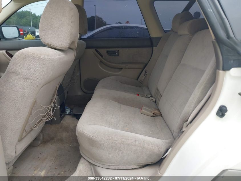 2002 Subaru Outback VIN: 4S3BH665127614282 Lot: 39842282