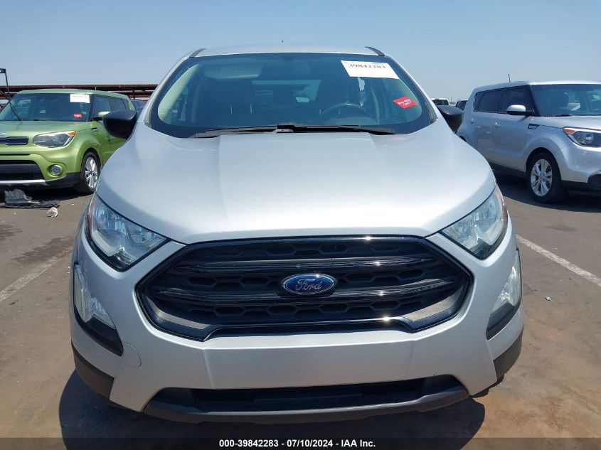 2020 Ford Ecosport S VIN: MAJ3S2FE6LC322821 Lot: 39842283