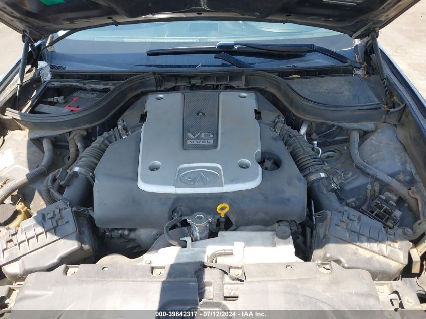 2010 Infiniti G37X VIN: JN1CV6AR4AM254029 Lot: 39842317