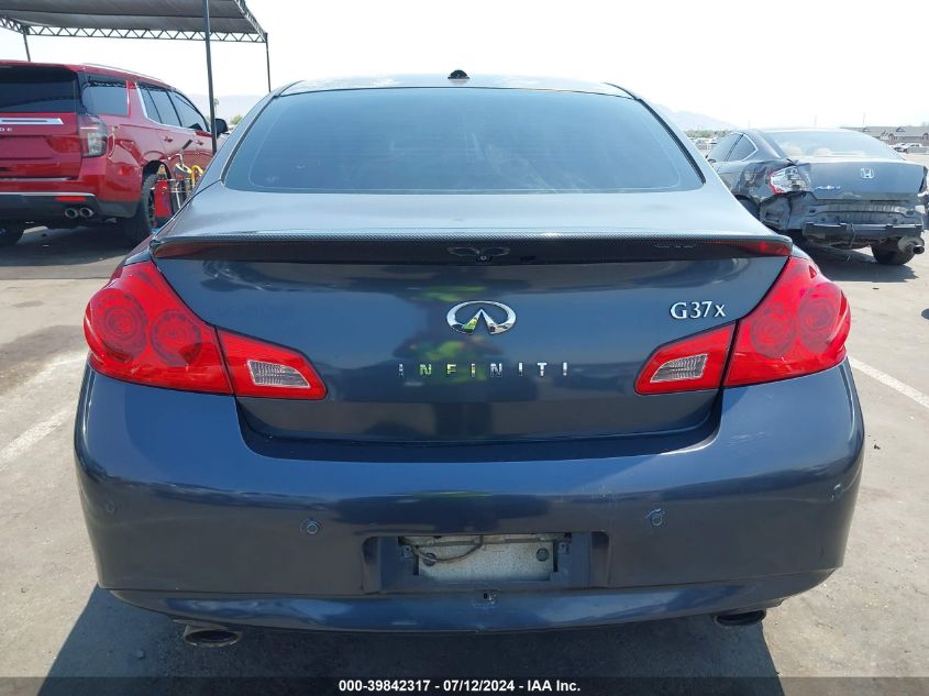 2010 Infiniti G37X VIN: JN1CV6AR4AM254029 Lot: 39842317