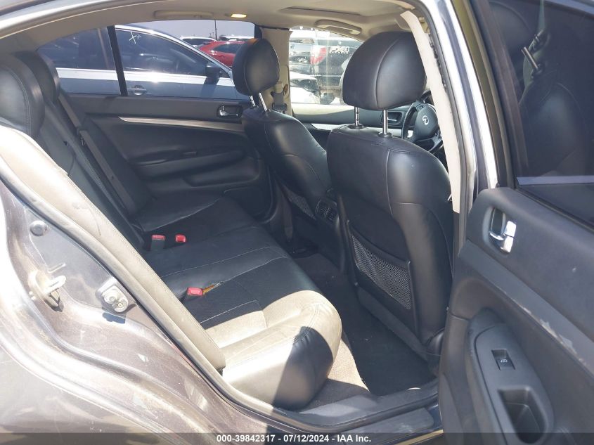 2010 Infiniti G37X VIN: JN1CV6AR4AM254029 Lot: 39842317