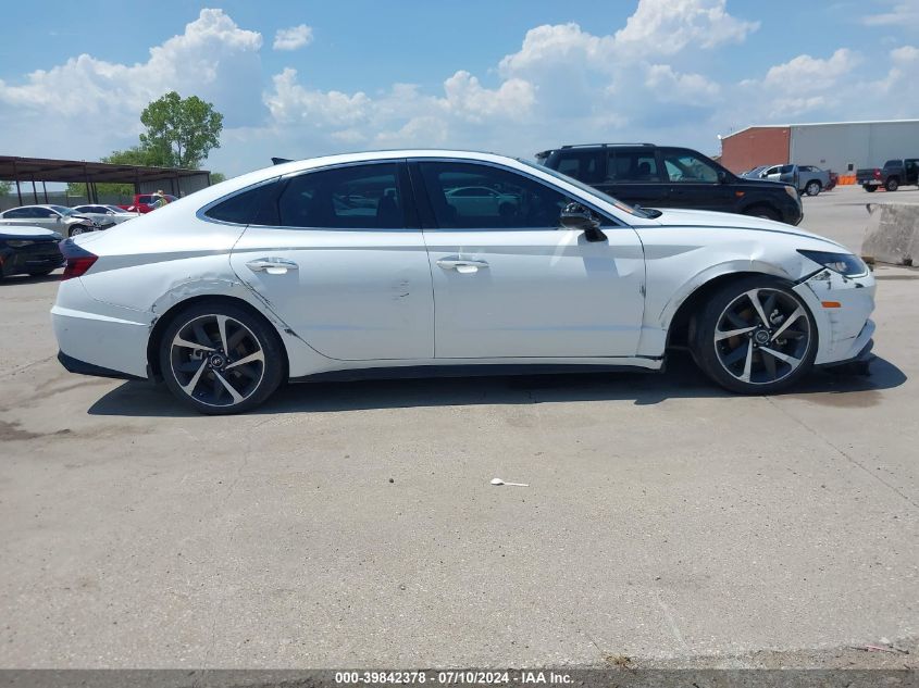 2021 Hyundai Sonata Sel Plus VIN: 5NPEJ4J27MH129629 Lot: 39842378