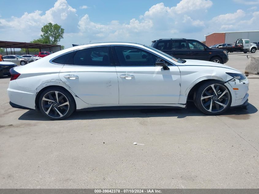 2021 Hyundai Sonata Sel Plus VIN: 5NPEJ4J27MH129629 Lot: 39842378