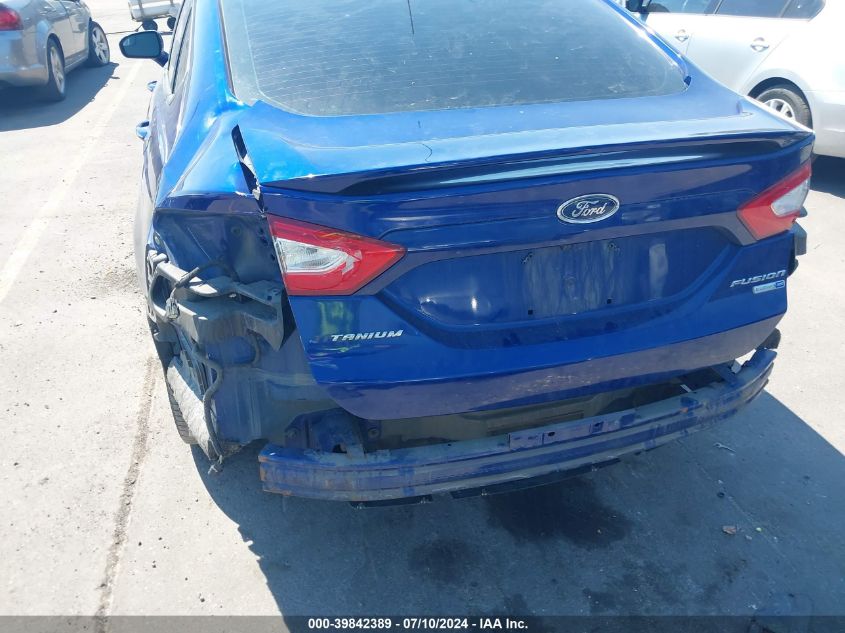 2014 Ford Fusion Titanium VIN: 3FA6P0D91ER192623 Lot: 39842389