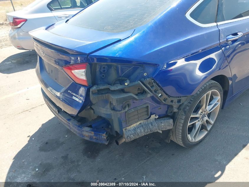 2014 Ford Fusion Titanium VIN: 3FA6P0D91ER192623 Lot: 39842389