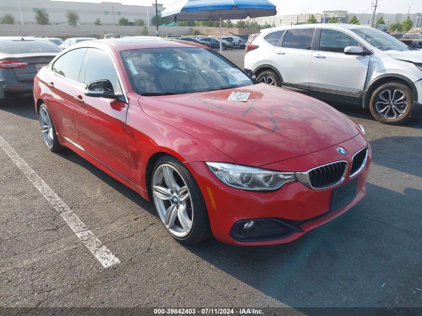 2017 BMW 430I Gran Coupe VIN: WBA4F7C38HG789352 Lot: 39842403