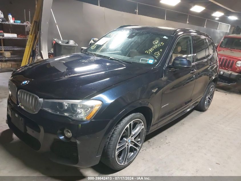 VIN 5UXWX9C38H0T21505 2017 BMW X3, Xdrive28I no.2