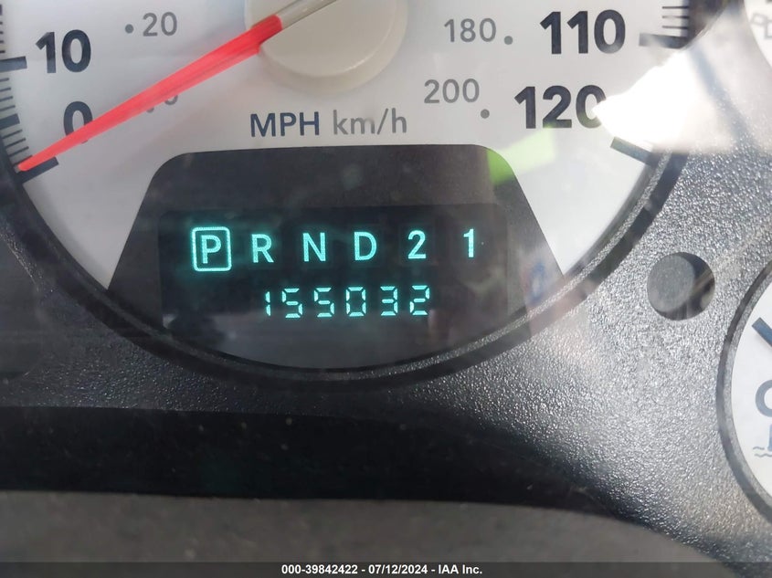 2008 Dodge Ram 1500 Slt VIN: 1D7HU18228S616307 Lot: 39842422