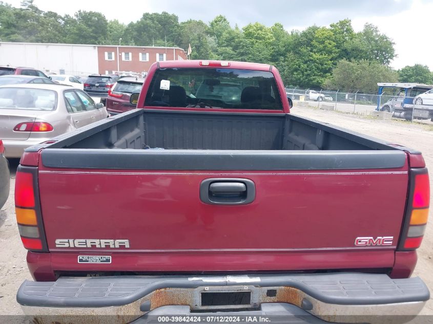 2005 GMC Sierra 1500 Sle VIN: 1GTEK14T65Z202256 Lot: 39842424