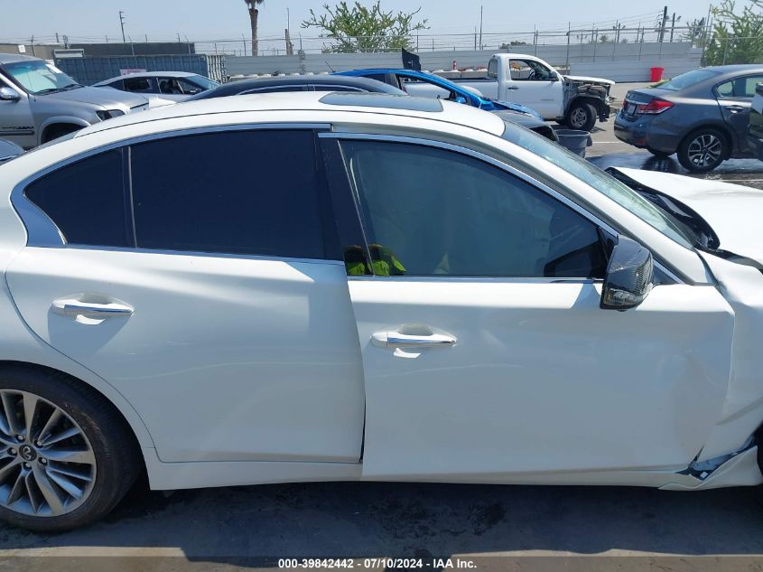 2022 Infiniti Q50 Luxe VIN: JN1EV7BP8NM310703 Lot: 39842442