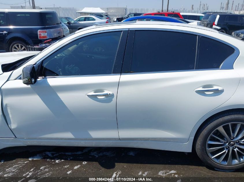 2022 Infiniti Q50 Luxe VIN: JN1EV7BP8NM310703 Lot: 39842442