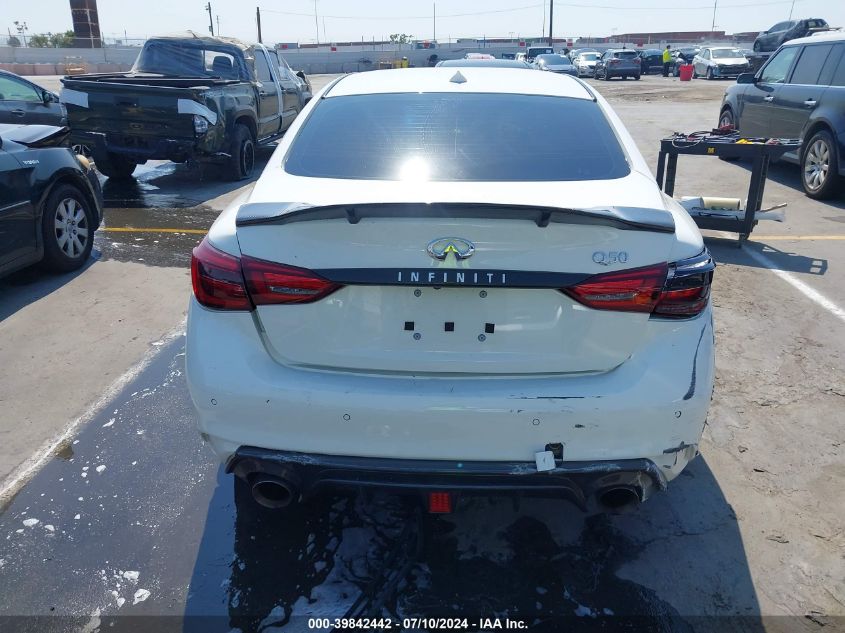 2022 Infiniti Q50 Luxe VIN: JN1EV7BP8NM310703 Lot: 39842442