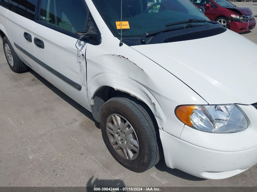 2006 Dodge Grand Caravan Se VIN: 1D4GP24R86B577342 Lot: 39842446