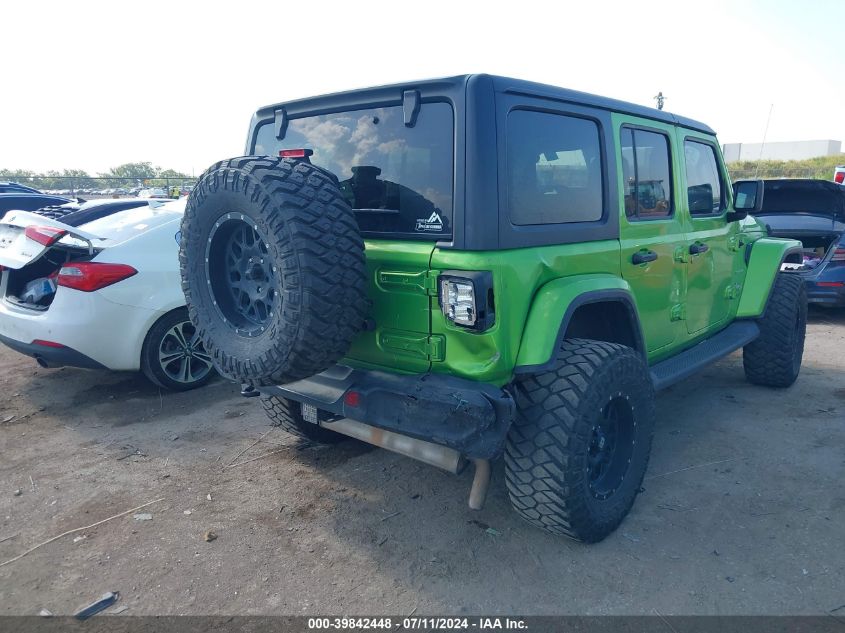 2018 Jeep Wrangler Unlimited Sahara VIN: 1C4HJXEN3JW287748 Lot: 39842448