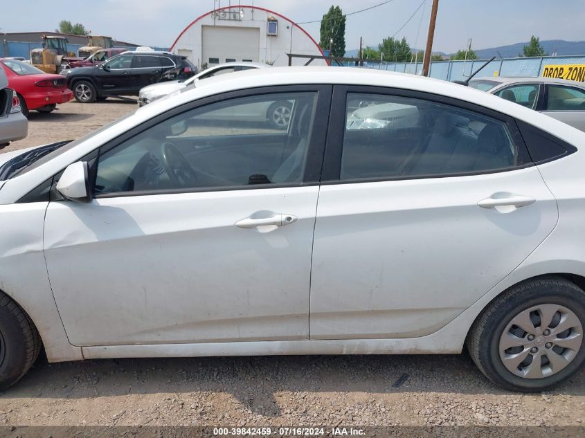 2016 Hyundai Accent Se VIN: KMHCT4AE6GU980077 Lot: 39842459