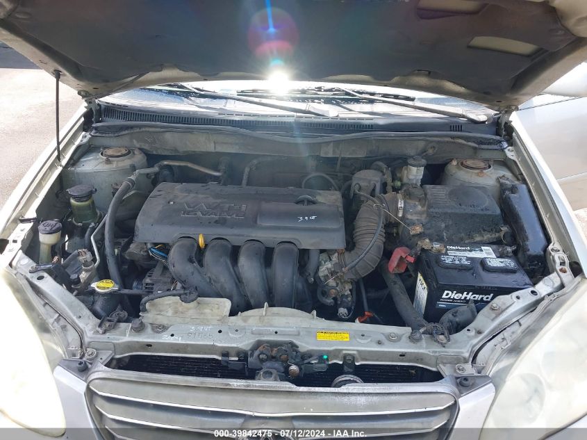 2004 Toyota Corolla Le VIN: 2T1BR32E54C290465 Lot: 39842475