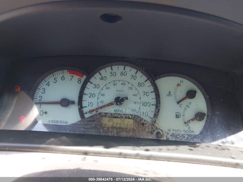 2004 Toyota Corolla Le VIN: 2T1BR32E54C290465 Lot: 39842475