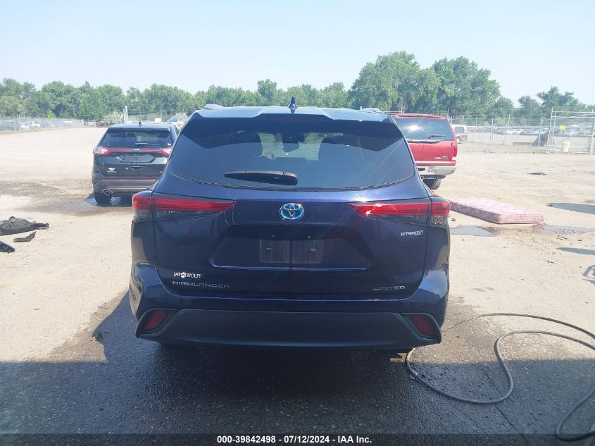2021 Toyota Highlander Hybrid Limited VIN: 5TDXBRCH9MS019454 Lot: 39842498