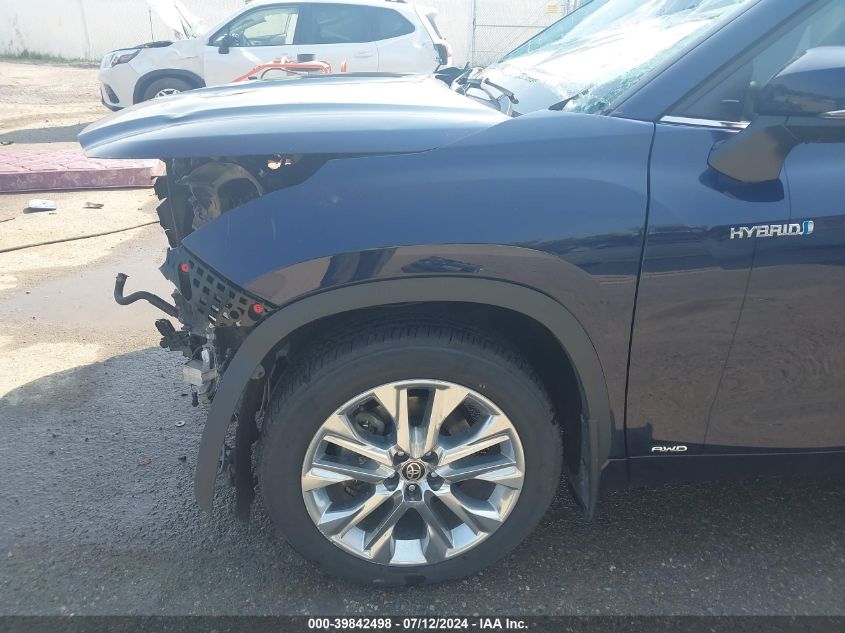 2021 Toyota Highlander Hybrid Limited VIN: 5TDXBRCH9MS019454 Lot: 39842498