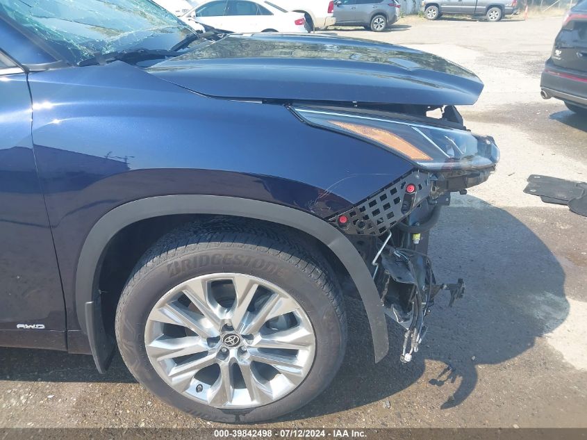 2021 Toyota Highlander Hybrid Limited VIN: 5TDXBRCH9MS019454 Lot: 39842498