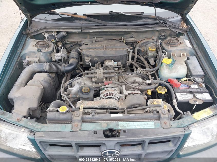 2000 Subaru Forester L VIN: JF1SF6352YH706133 Lot: 39842543