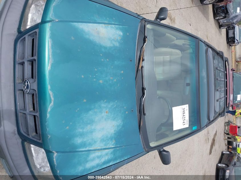 2000 Subaru Forester L VIN: JF1SF6352YH706133 Lot: 39842543