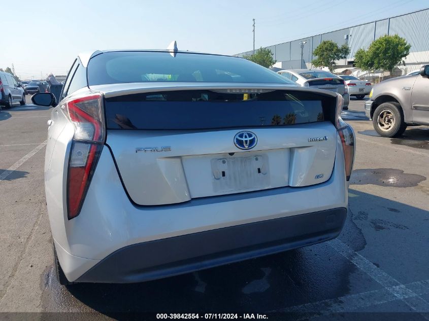 2016 Toyota Prius Two Eco VIN: JTDKARFU8G3513333 Lot: 39842554