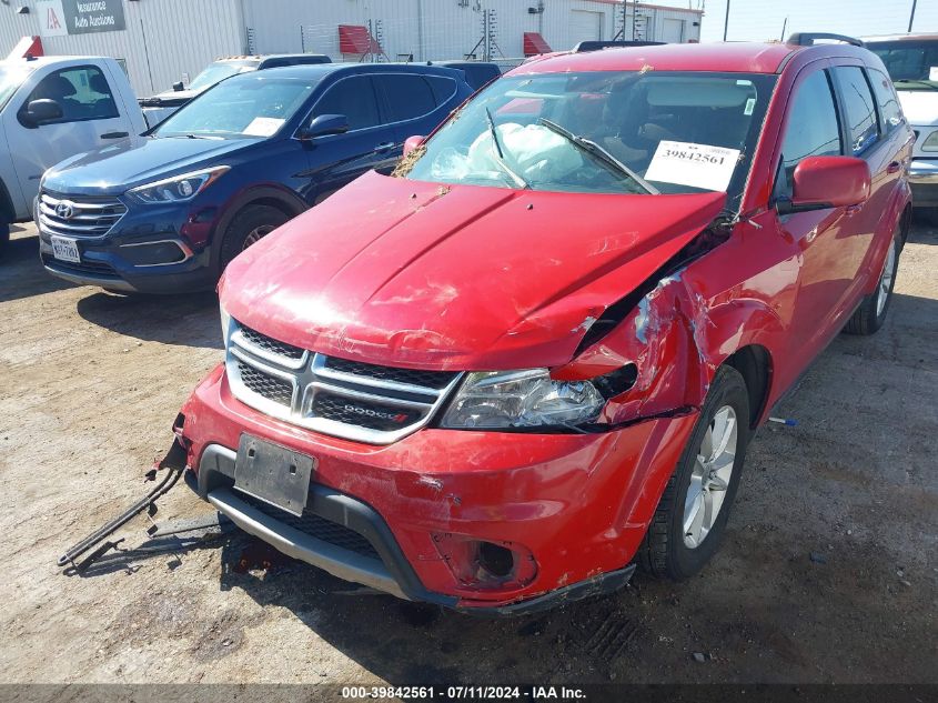 2016 Dodge Journey Sxt VIN: 3C4PDCBG4GT218518 Lot: 39842561