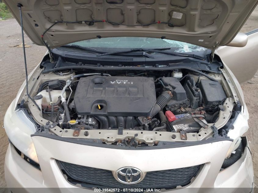 2009 Toyota Corolla Le VIN: 2T1BU40E79C042409 Lot: 39842572