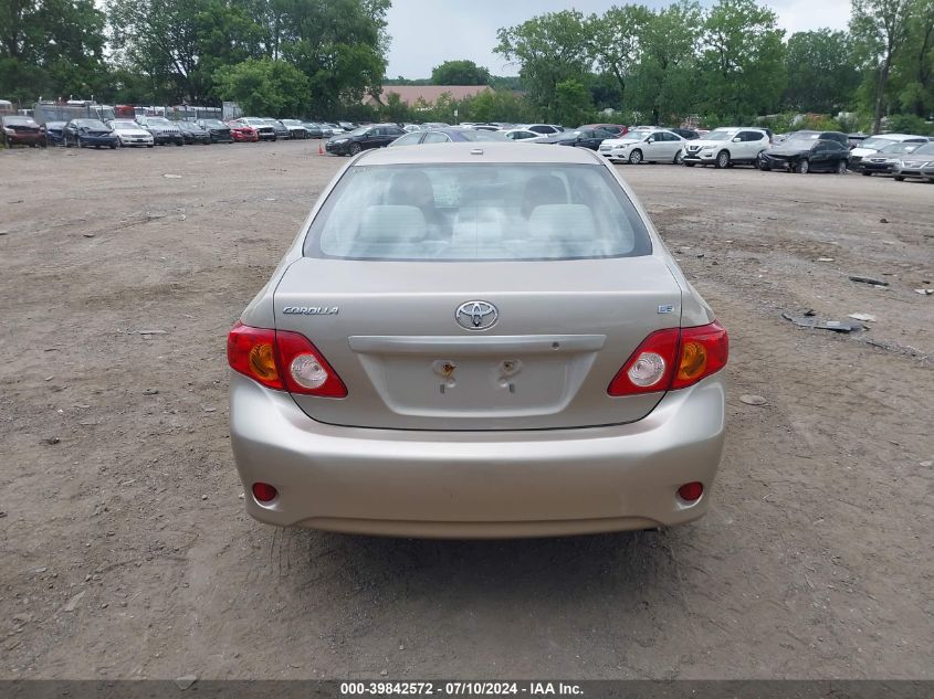 2009 Toyota Corolla Le VIN: 2T1BU40E79C042409 Lot: 39842572