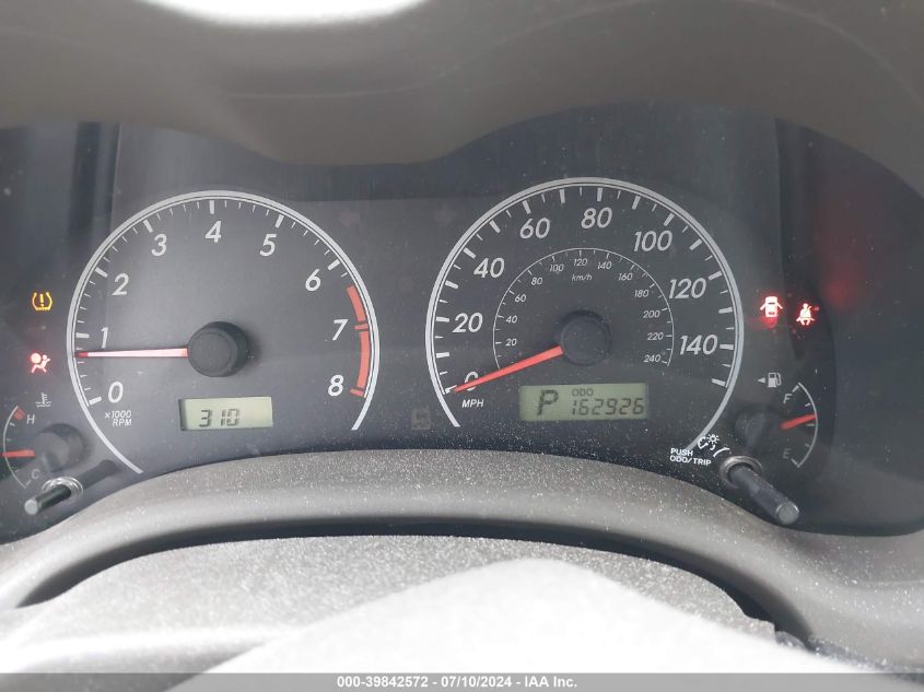 2009 Toyota Corolla Le VIN: 2T1BU40E79C042409 Lot: 39842572