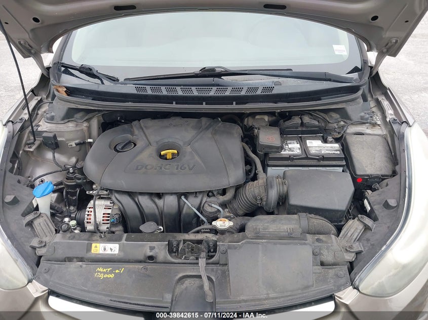 2014 Hyundai Elantra Se VIN: 5NPDH4AE4EH544376 Lot: 39842615