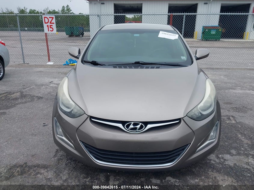 2014 Hyundai Elantra Se VIN: 5NPDH4AE4EH544376 Lot: 39842615