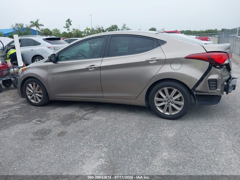 2014 Hyundai Elantra Se VIN: 5NPDH4AE4EH544376 Lot: 39842615